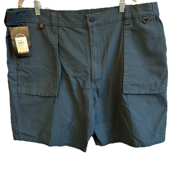 NWT Wrangler Utility Shorts 40 All Terrain Gear Performance Navy Blue Gorpcore - Picture 1 of 10